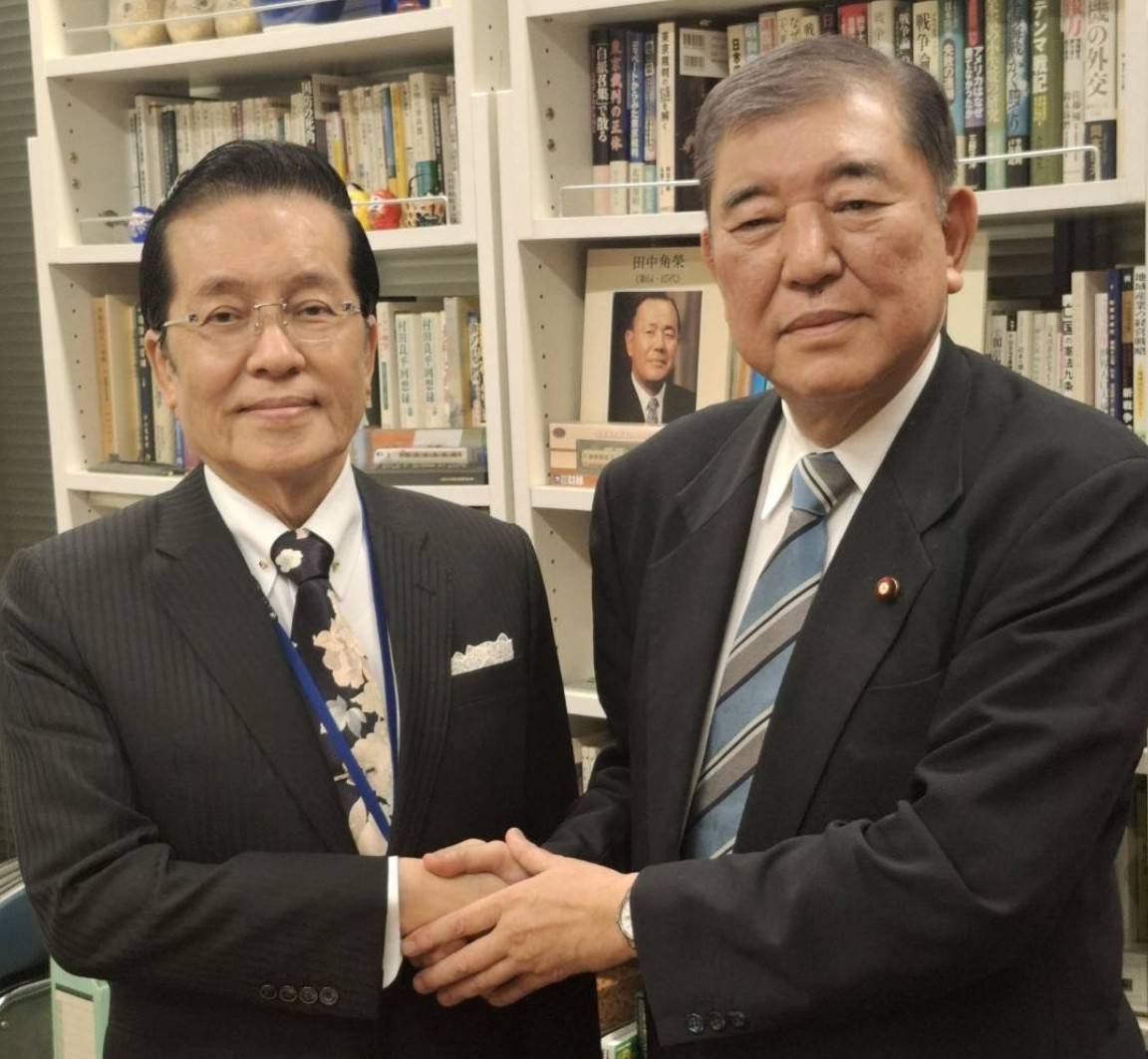 張榮恭副主席訪問日本  與石破茂等參眾議員會面交流