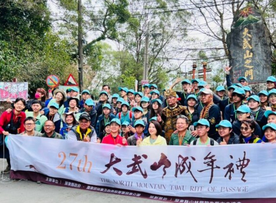內埔警宣導團於大武山成年禮活動中宣導 婦幼、交通安全及反毒識詐