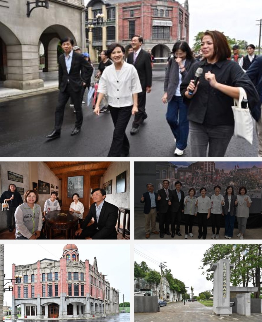 鄭麗君副院長視察臺南岸內糖廠影視基地，強調中央與地方合作推動影視產業發展