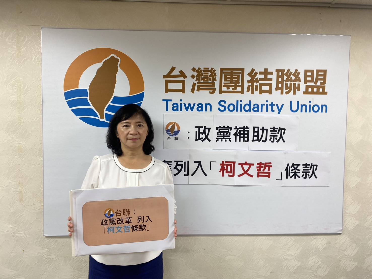 台聯提議修改政黨法 停發涉案政黨補助款
