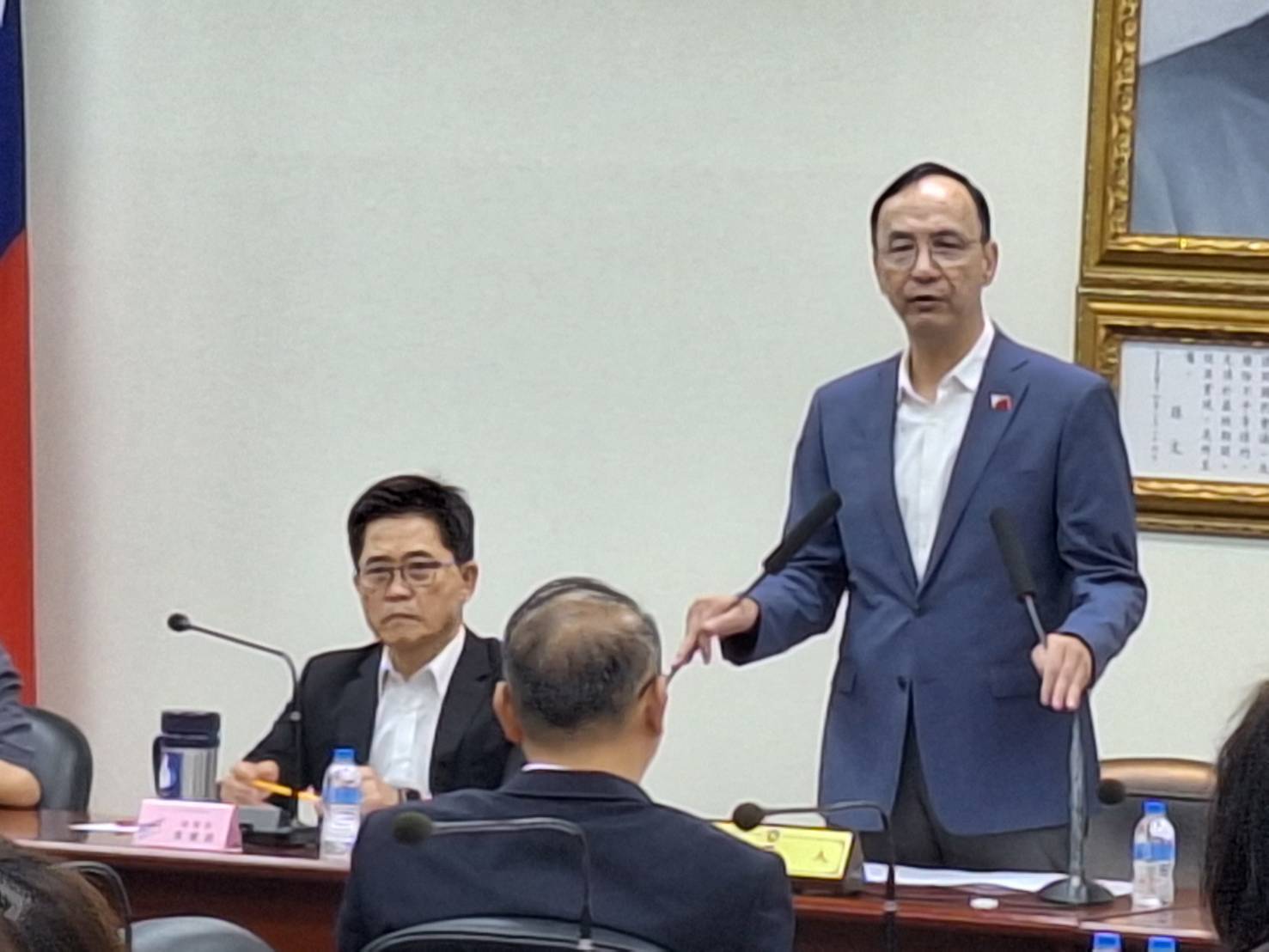 國民黨主席批評死刑釋憲及政府政策，呼籲改革