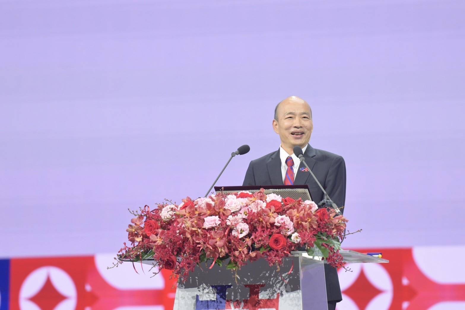 韓國瑜國慶晚會致詞呼籲國人珍愛國旗與國家