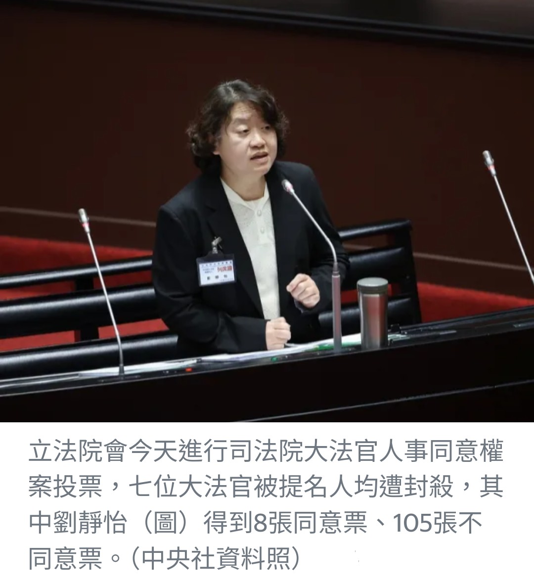 民進黨祭黨紀封殺劉靜怡，大法官提名案全面潰敗
