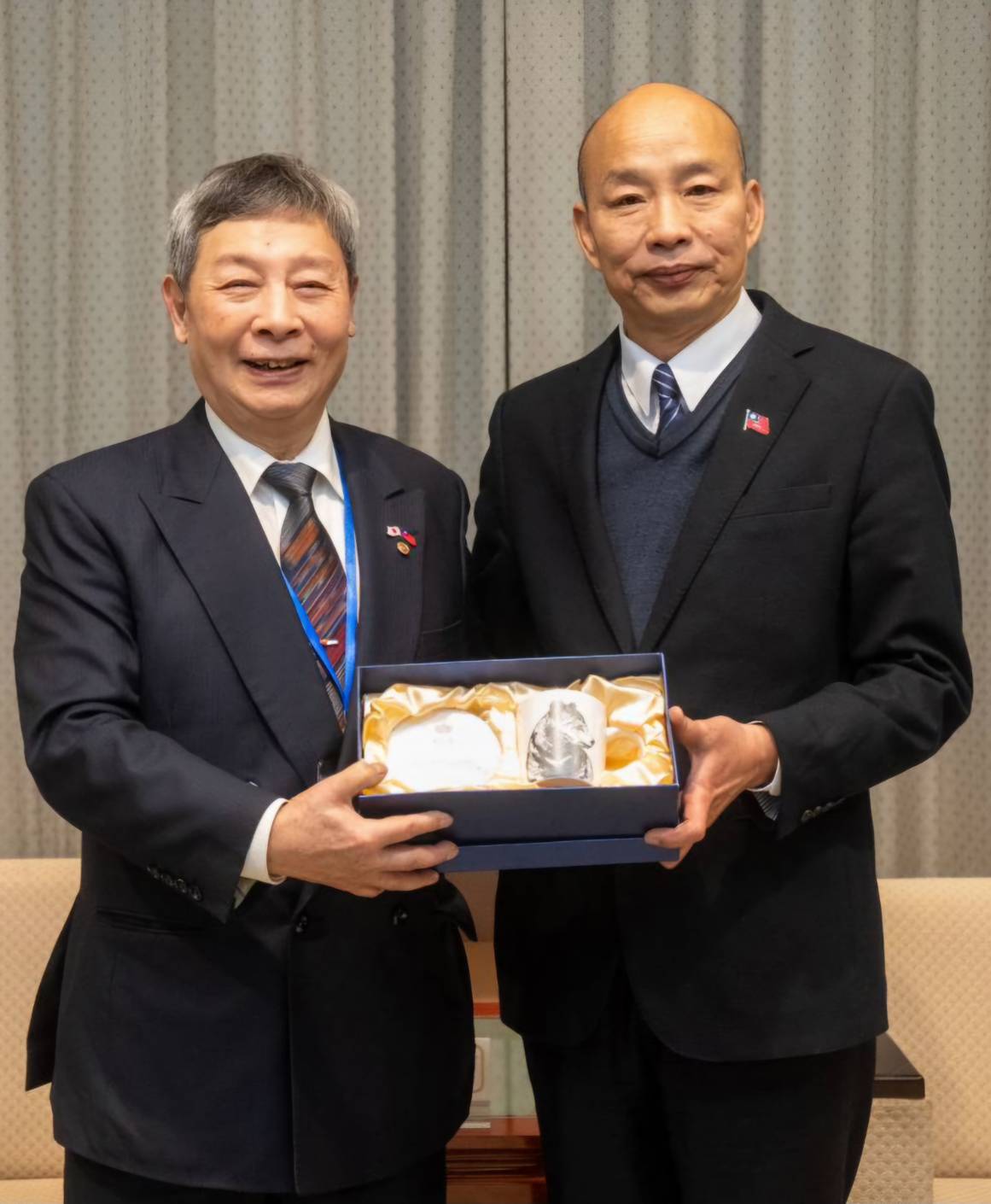 韓國瑜院長接見日本橫濱、靜岡華僑代表團 強調台日友誼與僑務合作