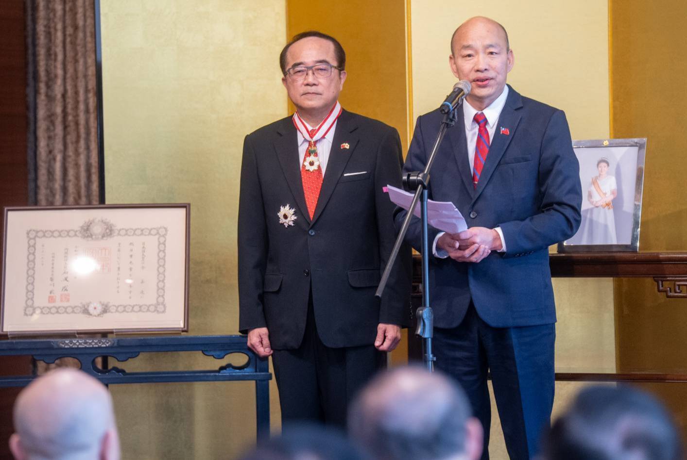 韓國瑜出席李嘉進授勳典禮：深化台日交流 共譜新篇章