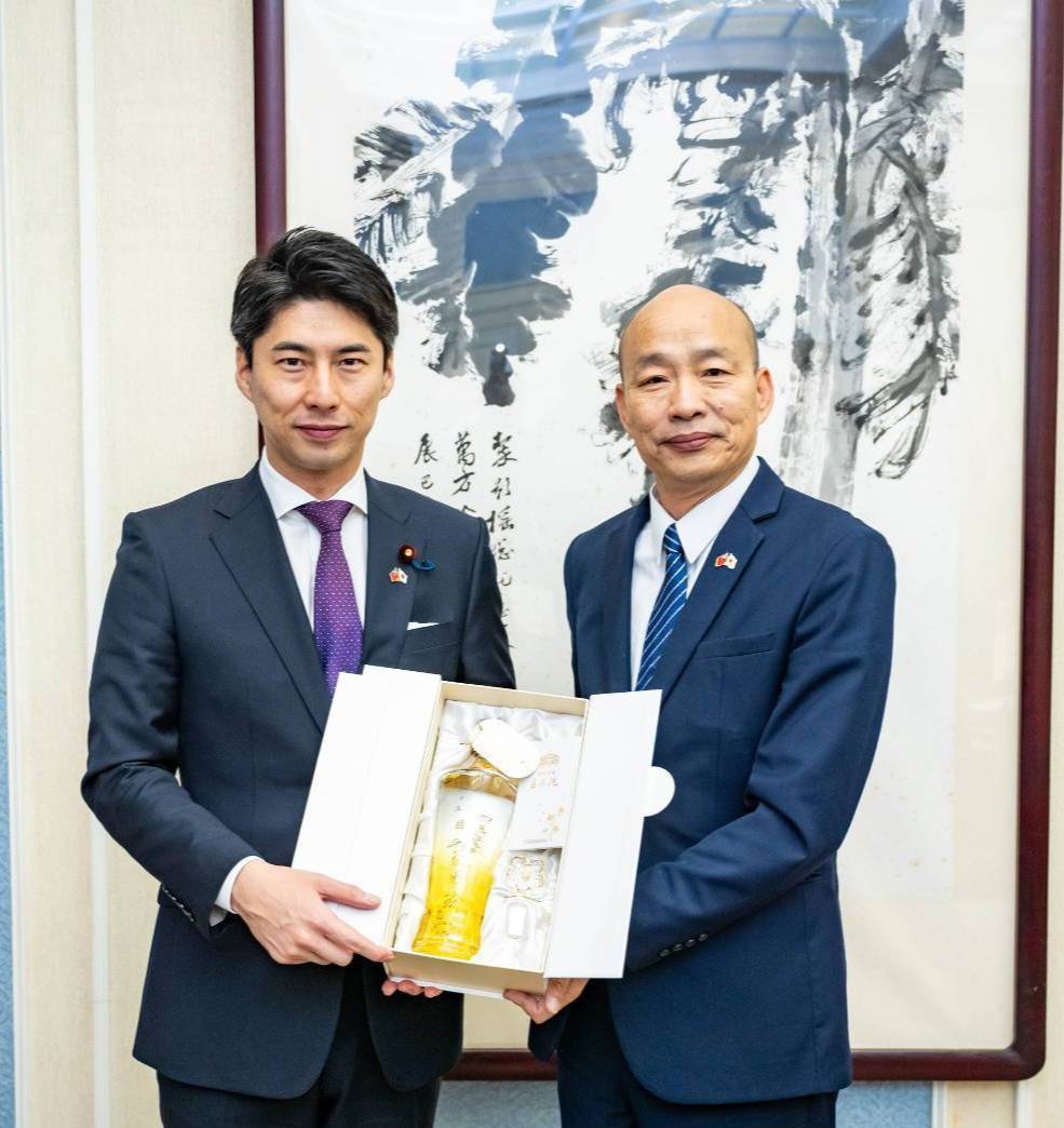 韓國瑜宴請日本自民黨青年局　盼國會深化交流、友誼長存