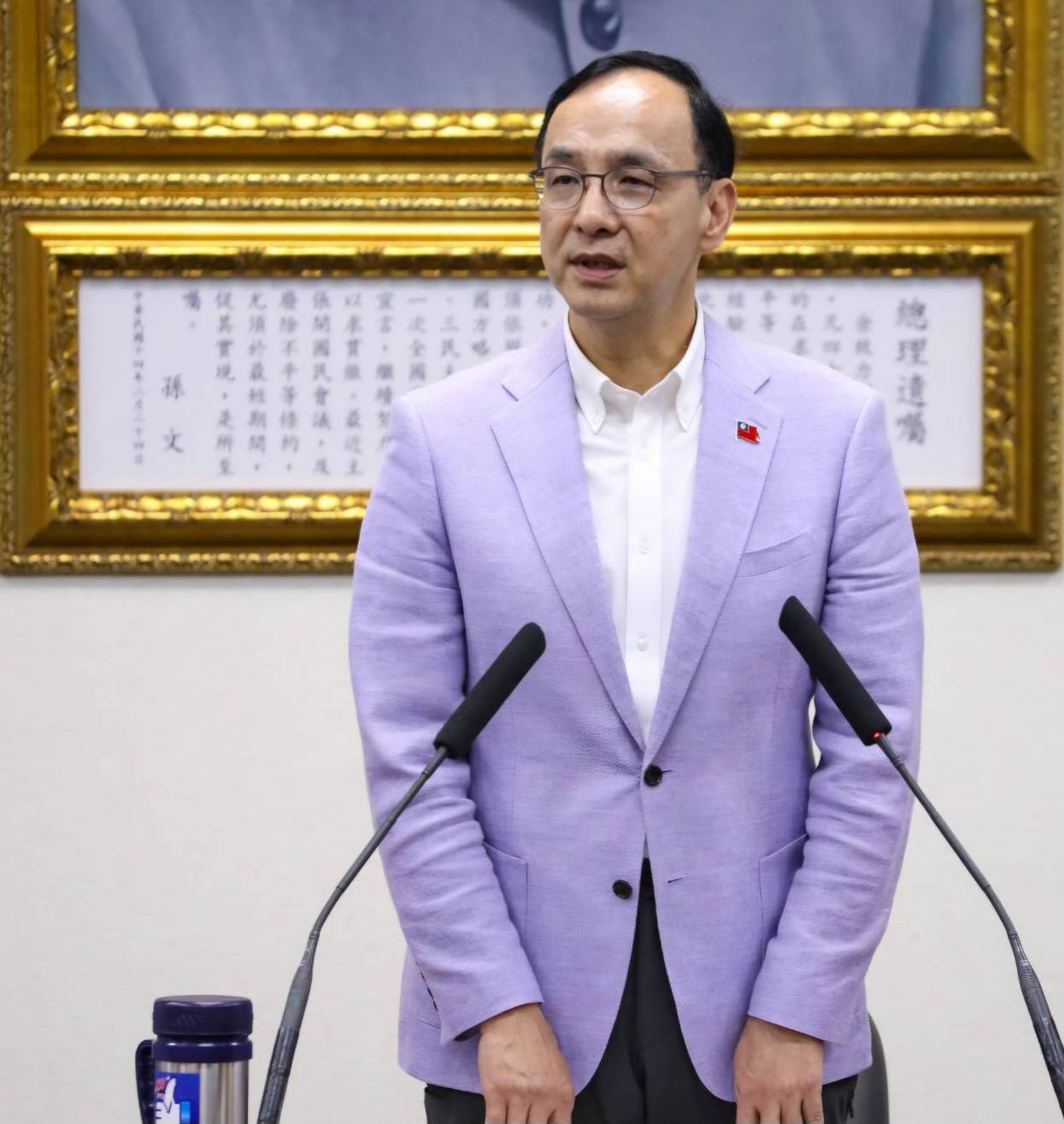 朱立倫六四談民主、酸綠營搞對立　批賴政府「一昧親美、讓台灣陷危機」
