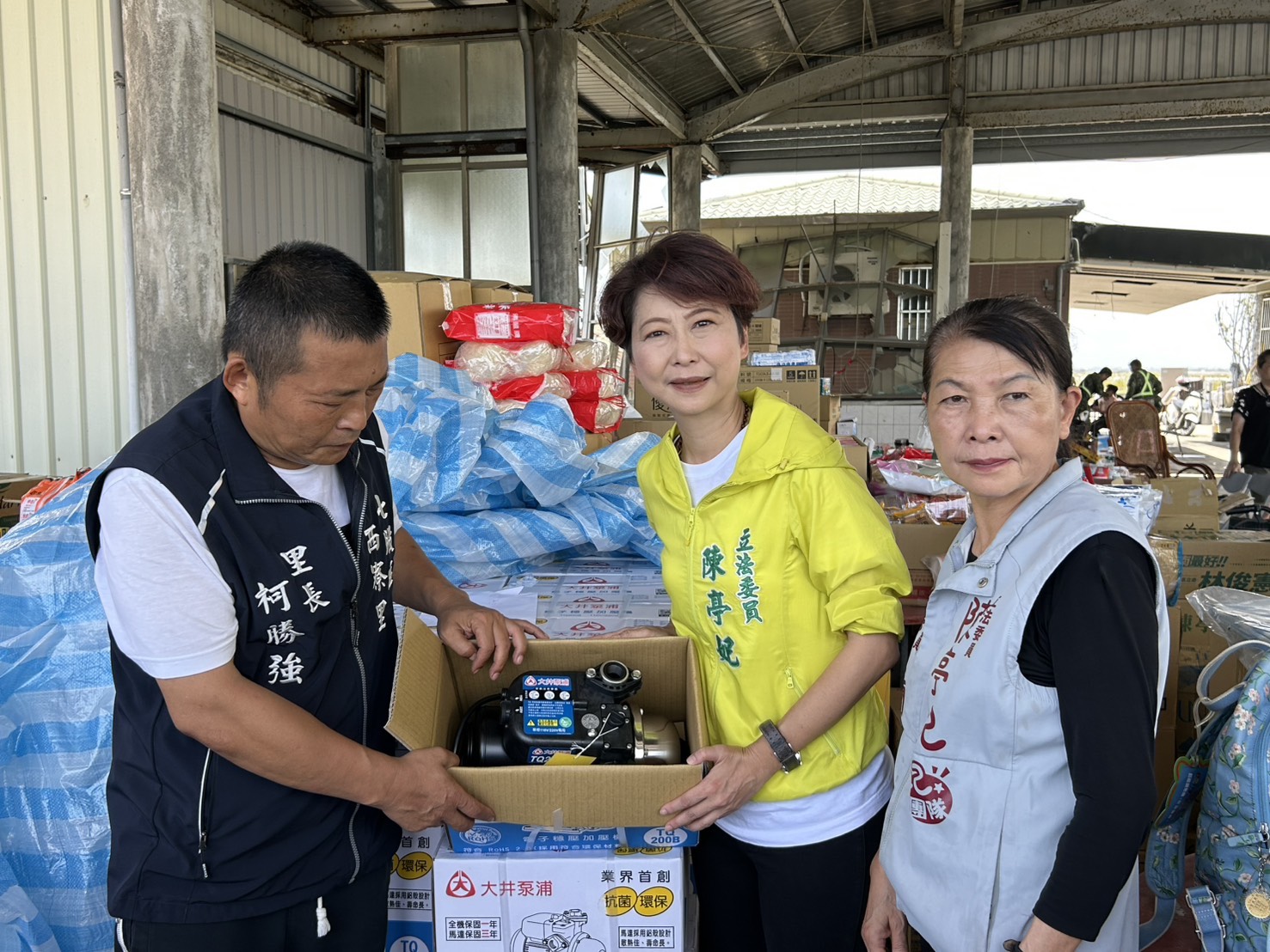 「不是口水 是行動！陳亭妃率隊援災 重建西寮注入強力水壓」