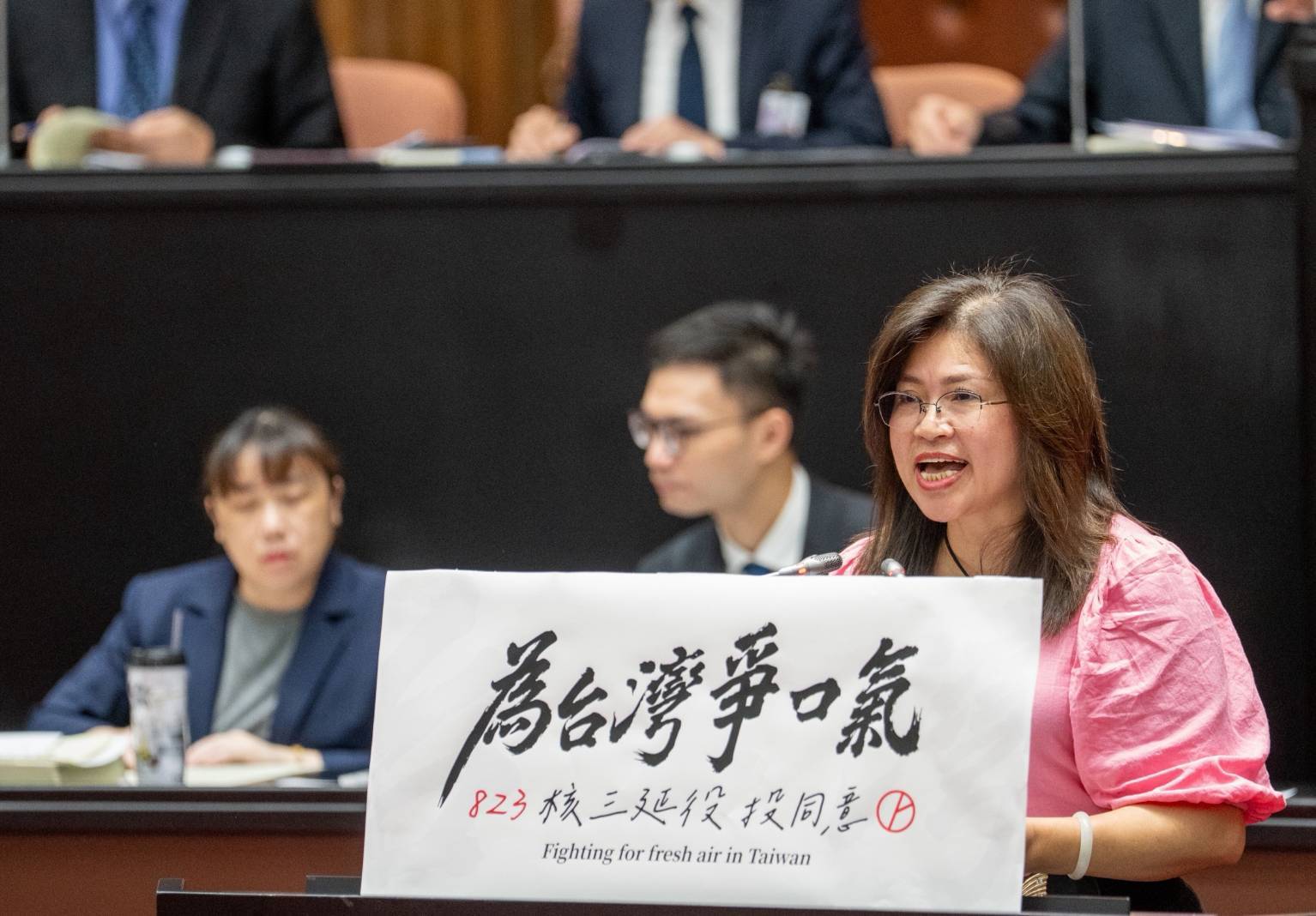 【奔走基層宣導不輟 麥玉珍力挺核三延役公投 傳遞能源轉型關鍵一票】