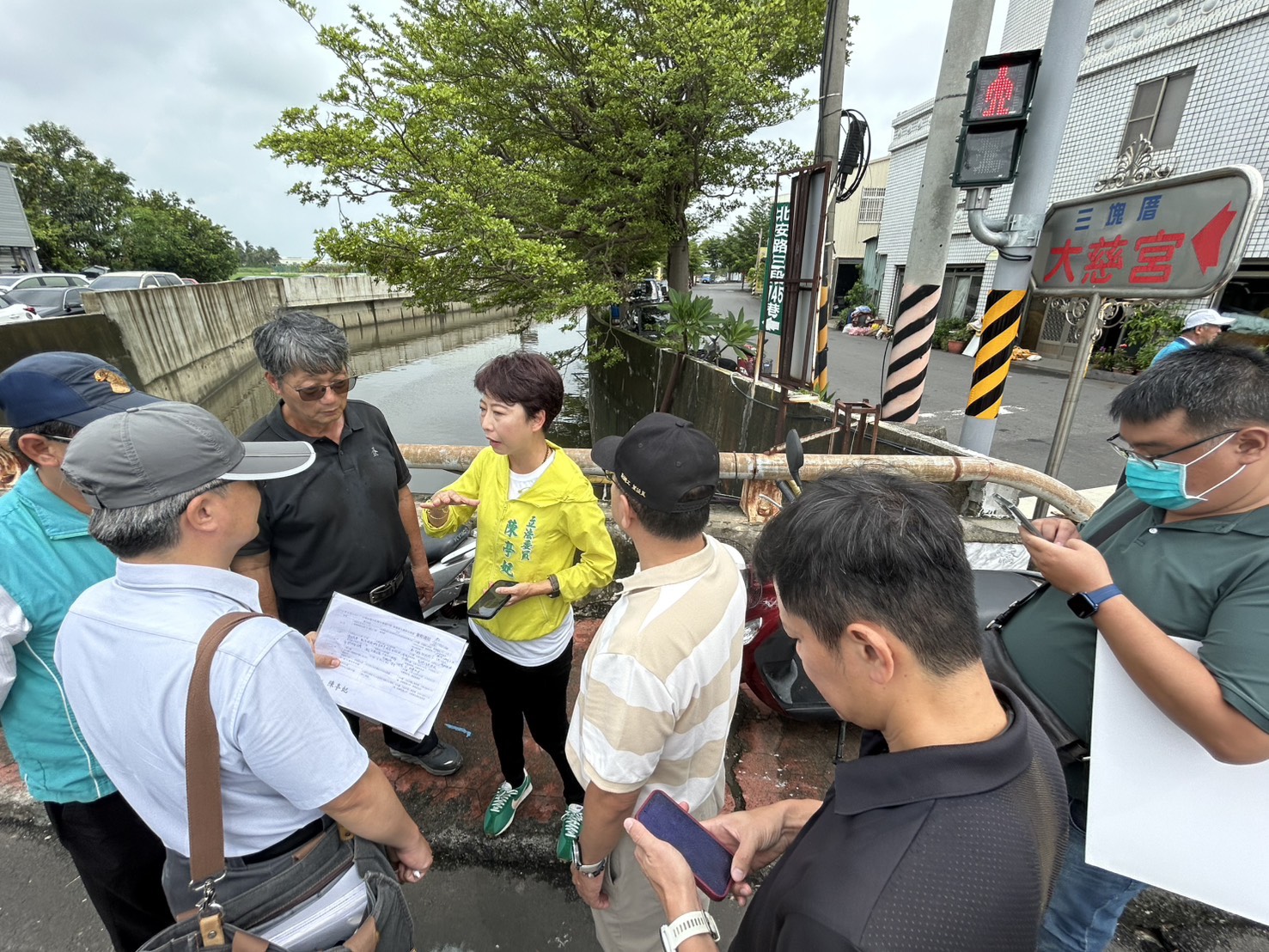 陳亭妃火速勘災11場　力促中央納編重點水利工程強化治水效率
