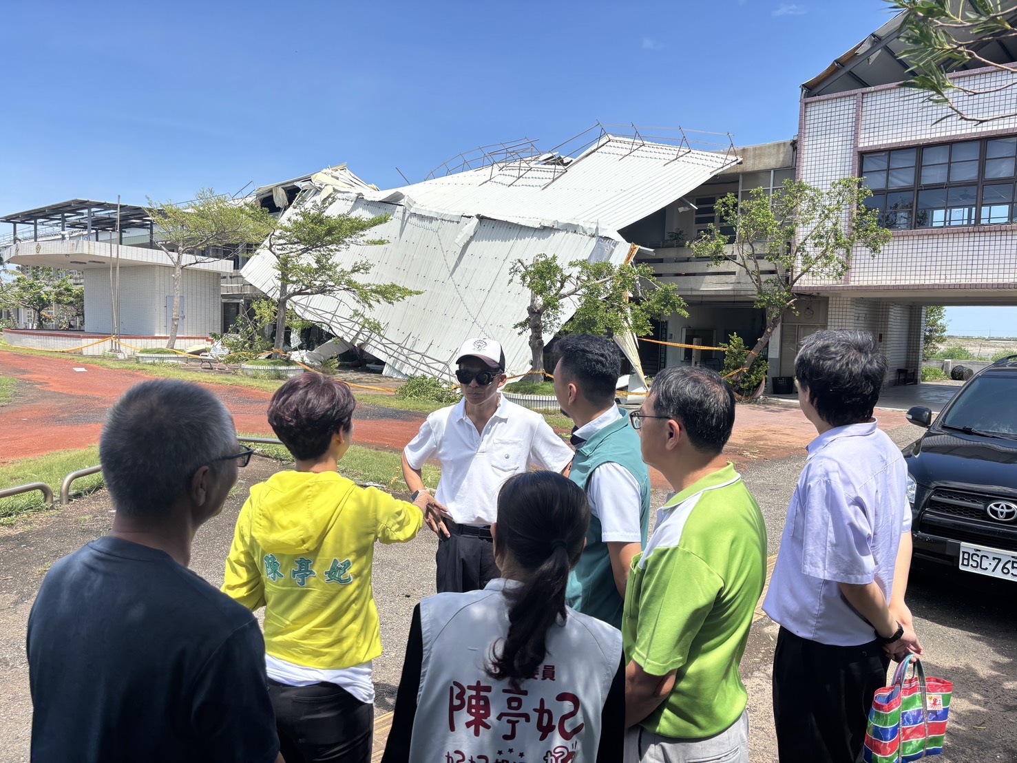 颱風「楊柳」掀頂山國小廢校屋頂　陳亭妃促即刻拆危險結構並全面檢測校舍安全