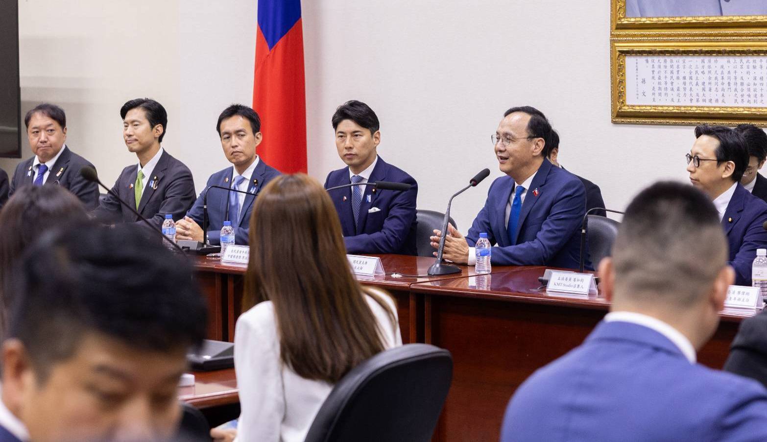 朱立倫接見自民黨青年局海外研修團　強調深化兩黨情誼、共促台日合作