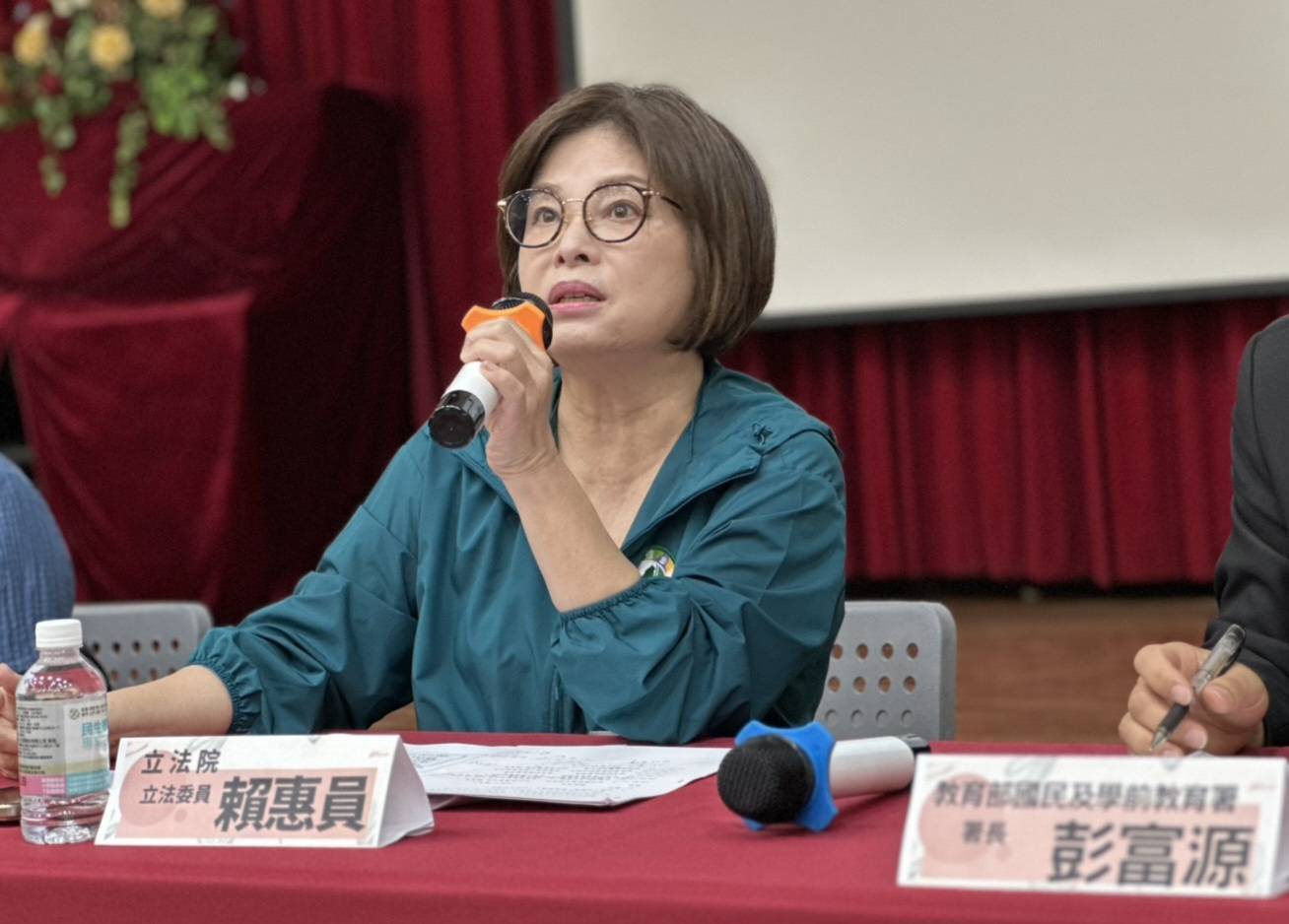 【賴惠員第八度率財委會南下 籲加速溪北校園復原 讓孩子安心開學】