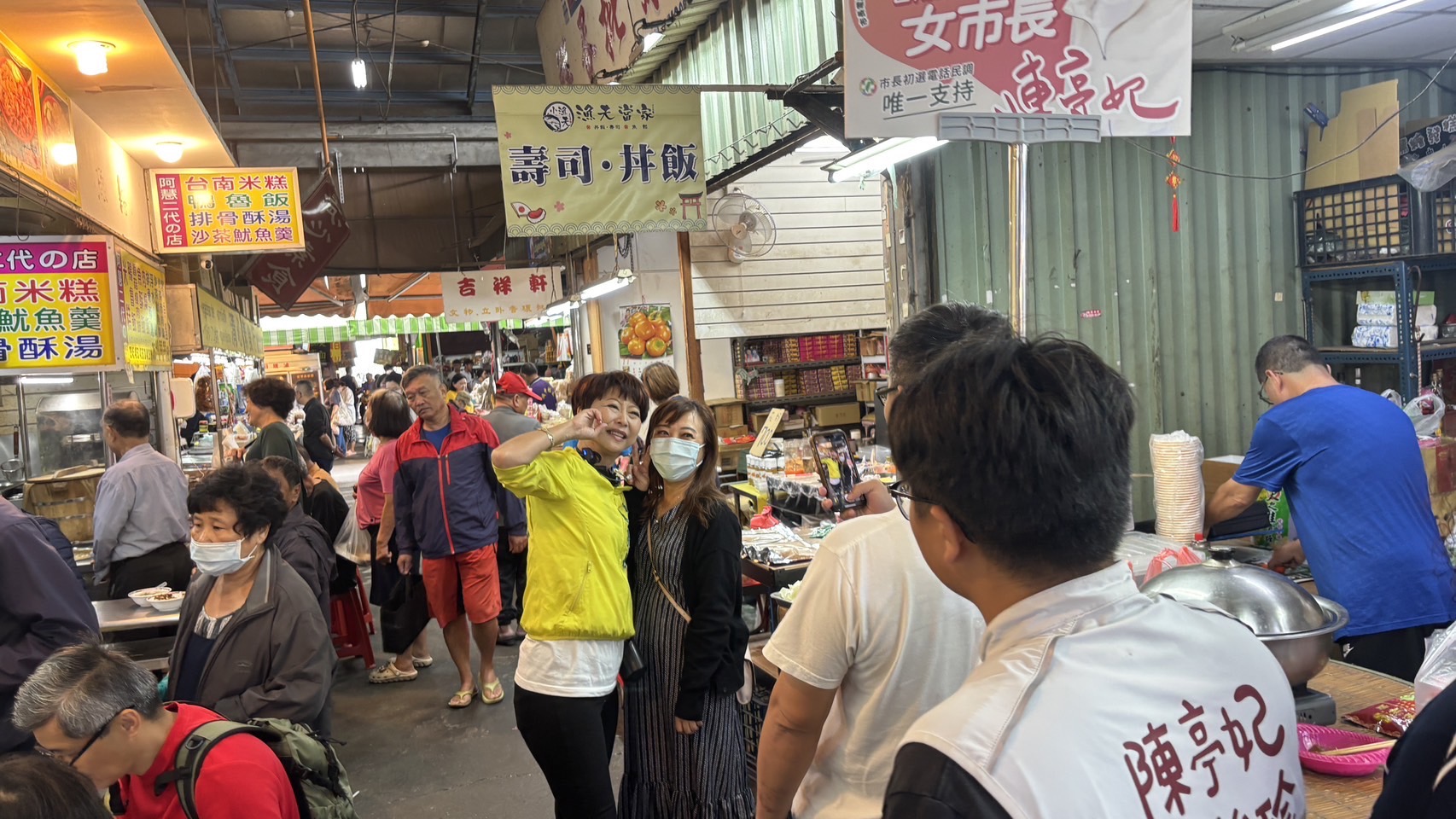 《陳亭妃啟動「菜市場女力行動」 盼凝聚婦女力量力挺台南首位女市長》