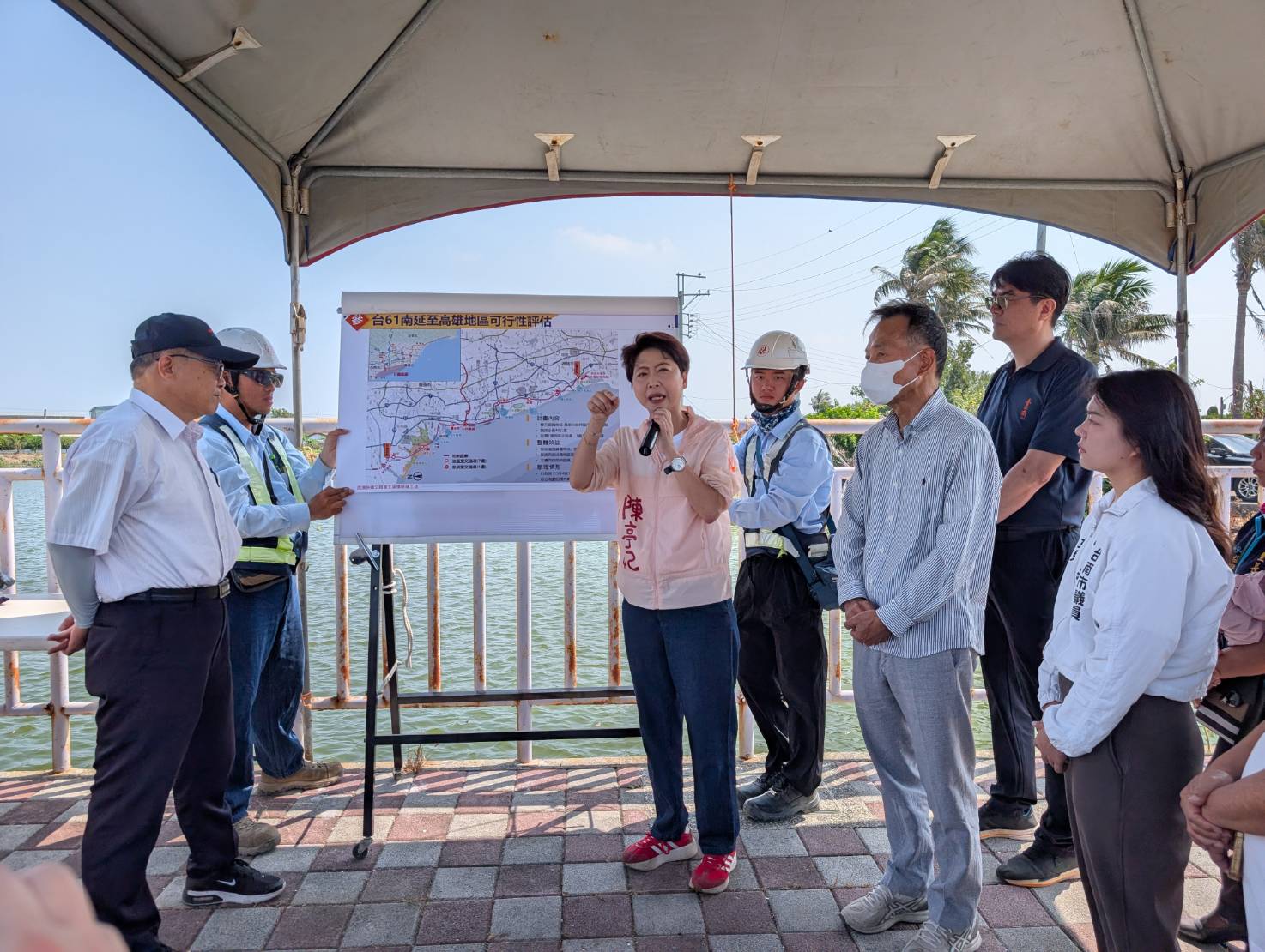 陳亭妃緊盯曾文溪景觀大橋進度　要求118年底完工銜接台86打造台南交通新動脈