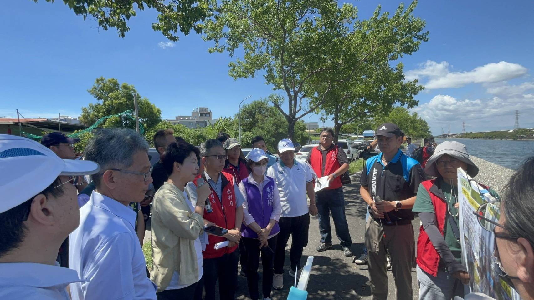 陳亭妃爭取中央治水預算　加速六塊寮、菁寮排水改善　要求上下游整體治理防豪雨淹水