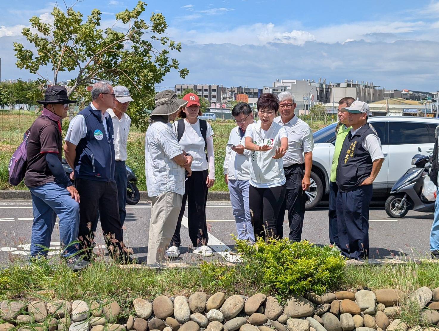 接獲里長陳情立即會勘　陳亭妃要求一週內全面檢測草湖寮重劃區排水系統　從源頭改善淹水問題